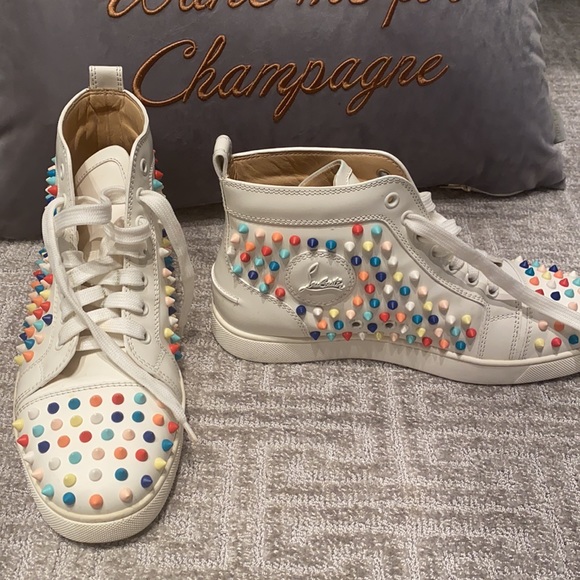 Christian Louboutin studded candy sneakers (40) - Picture 5 of 11